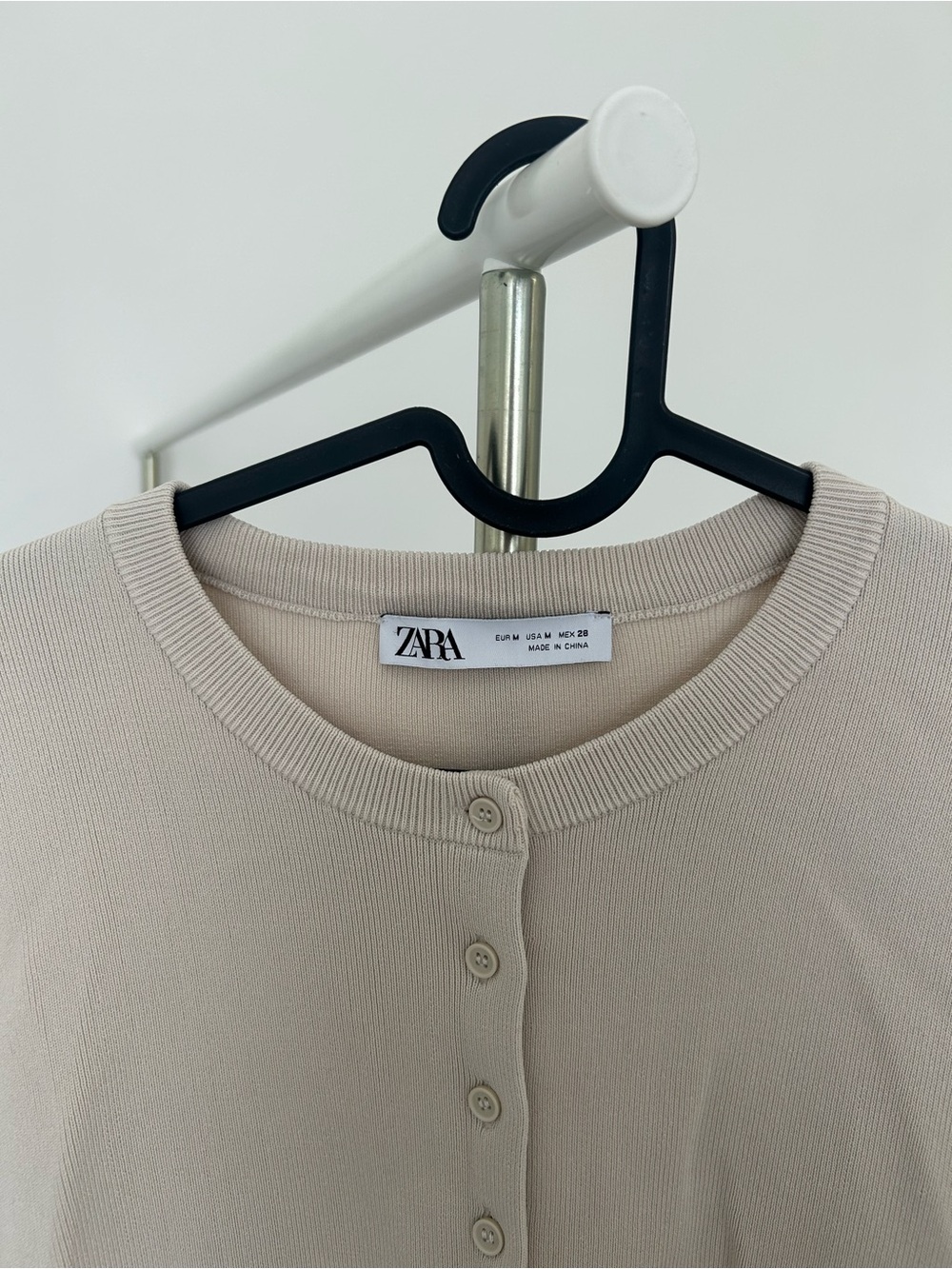 Zara Ribbed Knit Cardigan - Picture 2 of 2